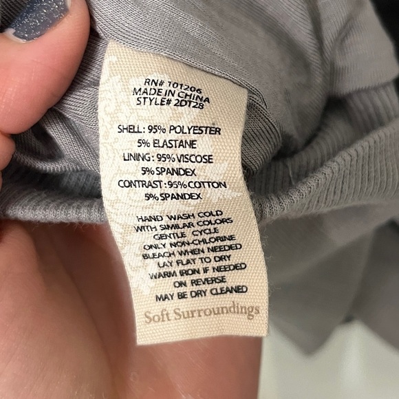 Soft Surroundings Glistening Sequin & Velour Jersey Knit Lined Sweatshirt Sz XL - Picture 4 of 9